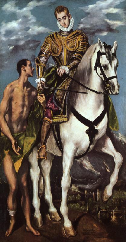 El Greco St.Martin and the Beggar Germany oil painting art